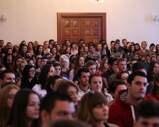 Susret Rektora Sveučilišta u Zadru i studenata prve godine preddiplomskih studija